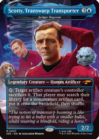 Scotty, Transwarp Transporter - Arcum Dagsson (Borderless) -  (SDS-007) - Star Trek: Stardates