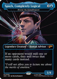 Spock, Completely Logical - Bruvac the Grandiloquent (Borderless) -  (SDS-008) - Star Trek: Stardates
