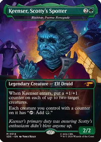 Keenser, Scotty's Spotter - Rishkar, Peema Renegade (Borderless) -  Foil (SDS-014) - Star Trek: Stardates