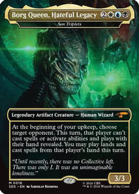Borg Queen, Hateful Legacy - Sen Triplets (Borderless) -  Foil (SDS-016) - Star Trek: Stardates