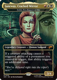 Janeway, Cracked Mirror - Isshin, Two Heavens as One (Borderless) -  (SDS-019) - Star Trek: Stardates