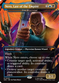 Nero, Last of the Empire - Ertai Resurrected (Borderless) -  Foil (SDS-020) - Star Trek: Stardates