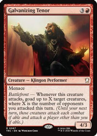 Galvanizing Tenor -  (TRC-067) - Commander: Star Trek