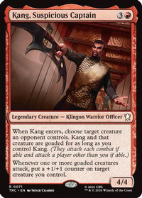 Kang, Suspicious Captain -  (TRC-071) - Commander: Star Trek