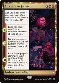 Sins of the Father -  (TRC-104) - Commander: Star Trek