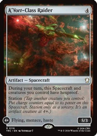 K'Vort-Class Raider (Surge Foil) -  Foil (TRC-116) - Commander: Star Trek