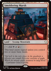 Smoldering Marsh (Surge Foil) -  Foil (TRC-560) - Commander: Star Trek