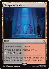 Temple of Malice (Surge Foil) -  Foil (TRC-567) - Commander: Star Trek