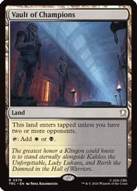 Vault of Champions (Surge Foil) -  Foil (TRC-576) - Commander: Star Trek