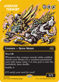 Guardian Sunmare -  (Borderless) Foil (DFT-533) - Aetherdrift