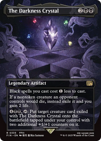 The Darkness Crystal -  (Borderless) Foil (FIN-335) - FINAL FANTASY
