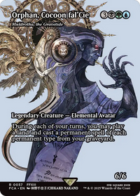 Orphan, Cocoon fal'Cie - Muldrotha, the Gravetide (Showcase) -  / Orphan, Cocoon fal'Cie (Borderless) Foil (FCA-057) - FINAL FANTASY: Through the Ages