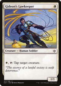 Gideon's Lawkeeper [Archenemy: Nicol Bolas]