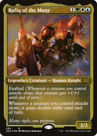 Rafiq of the Many (Foil Etched) -  Foil (2X2-534) - Double Masters 2022