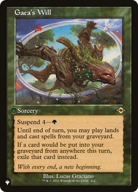 Gaea's Will [The List]