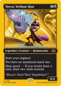 Vnwxt, Verbose Host -  Foil (DFT-443) - Aetherdrift