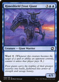 Rimeshield Frost Giant [Dungeons & Dragons: Adventures in the Forgotten Realms]