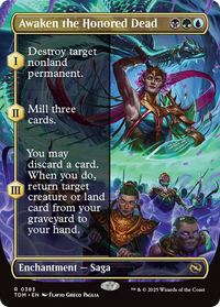 Awaken the Honored Dead (Borderless) [Tarkir: Dragonstorm]