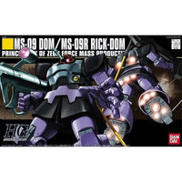Gundam Model Kit: HGUC Mobile Suit Gundam- 1/144 #59 Dom/Rick-Dom