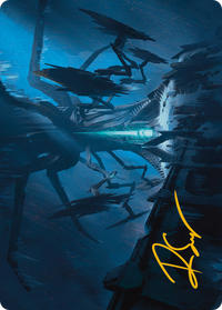 Yggdrasil, Rebirth Engine Art Card (Gold-Stamped Signature) -  (Borderless) (ASACR-010) - Assassin's Creed Art Series