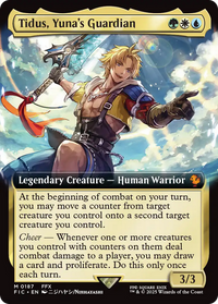 Tidus, Yuna's Guardian (Extended Art) - : (Extended Art) Foil (FIC-187) - Commander: FINAL FANTASY