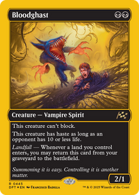 Bloodghast (First-Place Foil) -  Foil (DFT-445) - Aetherdrift