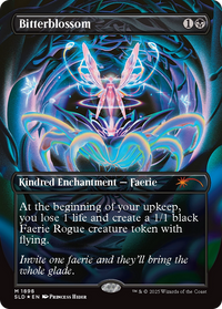 Bitterblossom (Double Rainbow Foil) (SLD-1898) - Secret Lair Drop Series Foil