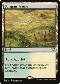Sungrass Prairie [Innistrad: Midnight Hunt Commander]