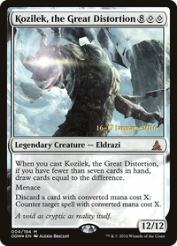Kozilek, the Great Distortion [Oath of the Gatewatch Prerelease Promos]