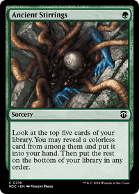 Ancient Stirrings (Ripple Foil) [Modern Horizons 3 Commander]