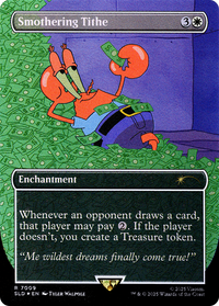 Smothering Tithe -  (Borderless) Foil (SLD-7009) - Secret Lair Drop