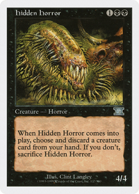 Hidden Horror [Classic Sixth Edition]