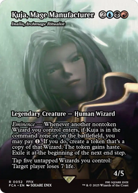 Kuja, Mage Manufacturer - Inalla, Archmage Ritualist (Showcase) -  / Kuja, Mage Manufacturer (Borderless) Foil (FCA-052) - FINAL FANTASY: Through the Ages