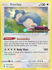 Snorlax (Vivid Voltage Stamped) 131/185  - Holofoil Miscellaneous Cards & Products - Promo