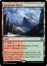 Karplusan Forest [Modern Horizons 3 Commander]