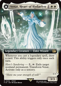 Venat, Heart of Hydaelyn // Hydaelyn, the Mothercrystal - : (Extended Art) (FIN-434) - FINAL FANTASY