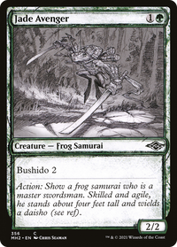 Jade Avenger (Sketch) [Modern Horizons 2]
