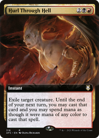 Hurl Through Hell (Extended Art) [Dungeons & Dragons: Adventures in the Forgotten Realms Commander]