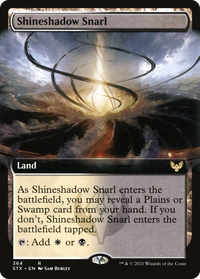 Shineshadow Snarl (Extended Art) [Strixhaven: School of Mages]