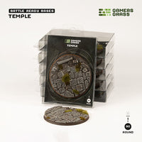Battle Ready Bases: Temple- Round 90mm (x1)