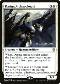 Daring Archaeologist [Dominaria Prerelease Promos]