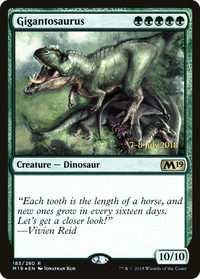 Gigantosaurus [Core Set 2019 Prerelease Promos]