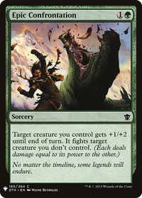 Epic Confrontation [Mystery Booster]