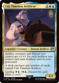 Cid, Timeless Artificer (0216) -  Foil (FIN-216) - FINAL FANTASY
