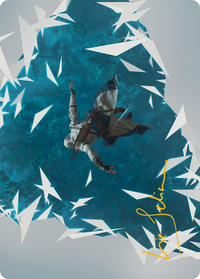 Restart Sequence Art Card (Gold-Stamped Signature) -  (Borderless) (ASACR-003) - Assassin's Creed Art Series