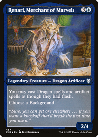 Renari, Merchant of Marvels (Foil Etched) -  Foil (CLB-487) - Commander Legends: Battle for Baldur's Gate