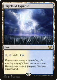Skycloud Expanse -  (NEC-177) - Neon Dynasty Commander