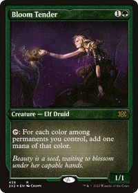 Bloom Tender (Foil Etched) -  Foil (2X2-458) - Double Masters 2022