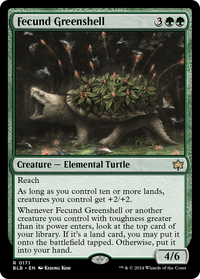 Fecund Greenshell [Bloomburrow]