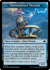 Thundertrap Trainer -  Foil (BLB-009) - Bloomburrow Tokens